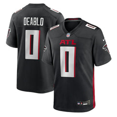 Divine Deablo Atlanta Falcons Team Game Jersey - Black discount