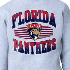Florida Panthers Starter Team Grit Graphic Fleece Pullover Sweatshirt - Gray Sweatshirts