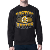 Boston Bruins Starter Team Grit Graphic Fleece Pullover Sweatshirt - Black Sweatshirts