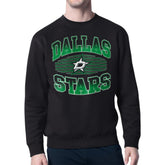 Dallas Stars Starter Team Grit Graphic Fleece Pullover Sweatshirt - Black Sweatshirts