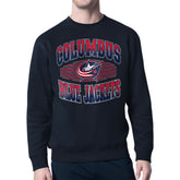 Columbus Blue Jackets Starter Team Grit Graphic Fleece Pullover Sweatshirt - Navy Sweatshirts