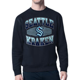 Seattle Kraken Starter Team Grit Graphic Fleece Pullover Sweatshirt - Deep Sea Blue Sweatshirts