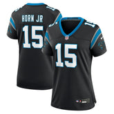 Jimmy Horn Jr Carolina Panthers Women's Team Game Jersey - Black cheap