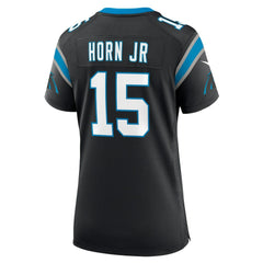 Jimmy Horn Jr Carolina Panthers Women's Team Game Jersey - Black cheap