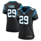 Akayleb Evans Carolina Panthers Women's Team Game Jersey - Black online