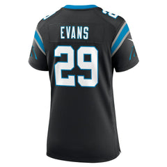 Akayleb Evans Carolina Panthers Women's Team Game Jersey - Black online