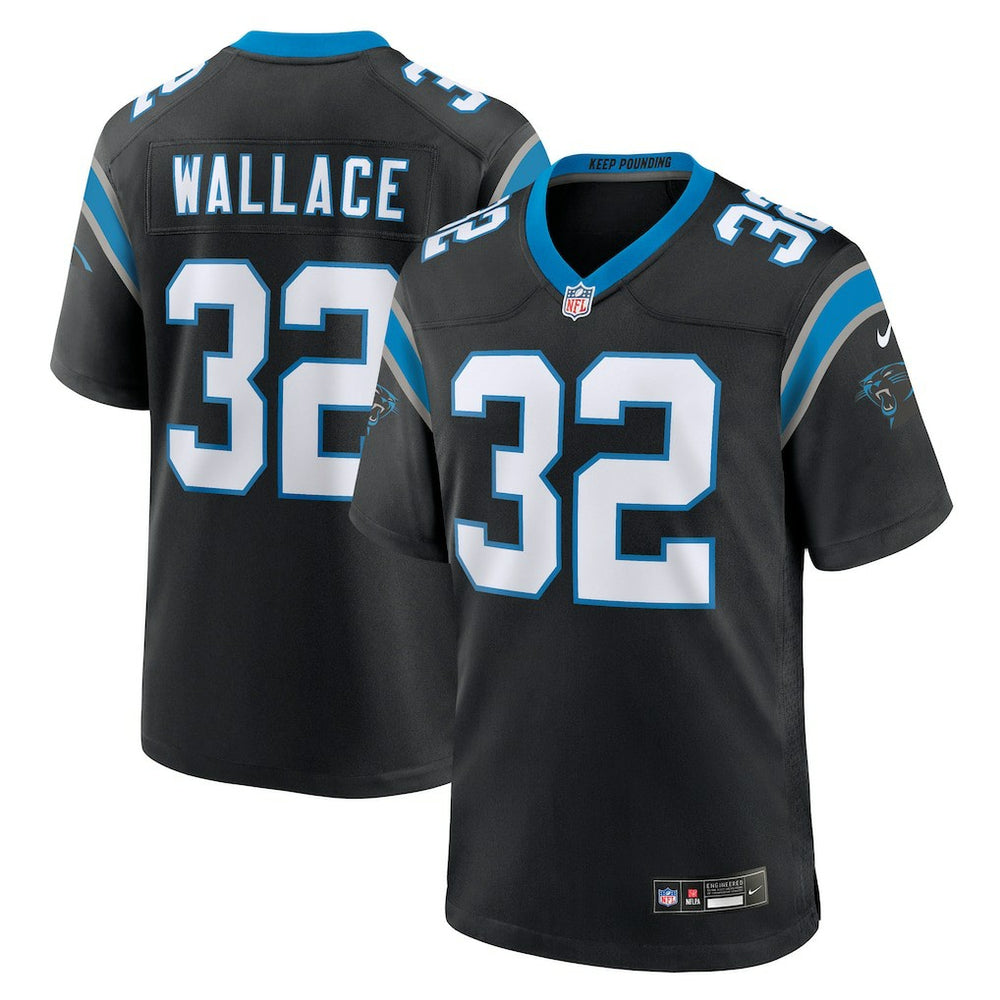 Trevin Wallace Carolina Panthers Team Game Jersey - Black outlet