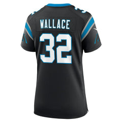 Trevin Wallace Carolina Panthers Women's Team Game Jersey - Black for sale