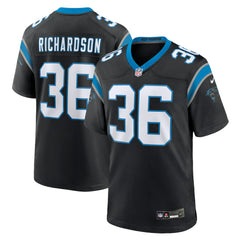 Demani Richardson Carolina Panthers Team Game Jersey - Black on sale