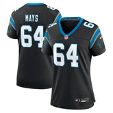 Cade Mays Carolina Panthers Women's Team Game Jersey - Black outlet