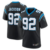 Cam Jackson Carolina Panthers Team Game Jersey - Black for sale