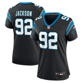 Cam Jackson Carolina Panthers Women's Team Game Jersey - Black discount