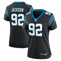Cam Jackson Carolina Panthers Women's Team Game Jersey - Black discount