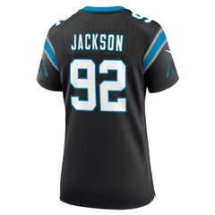 Cam Jackson Carolina Panthers Women's Team Game Jersey - Black discount