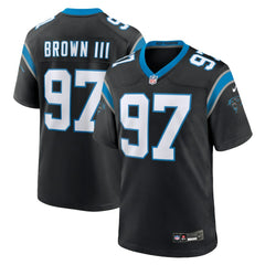 Bobby Brown III Carolina Panthers Team Game Jersey - Black discount