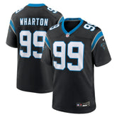 Tershawn Wharton Carolina Panthers Team Game Jersey - Black sale