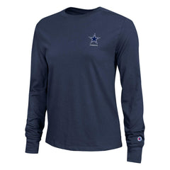 Dallas Cowboys Champion Women's Core Long-Sleeve T-Shirt - Navy for sale