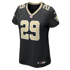 Quincy Riley New Orleans Saints Women's Team Game Jersey - Black outlet