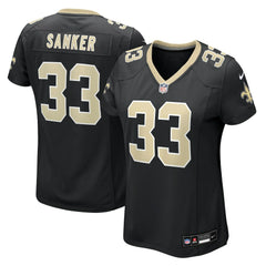 Jonas Sanker New Orleans Saints Women's Team Game Jersey - Black outlet