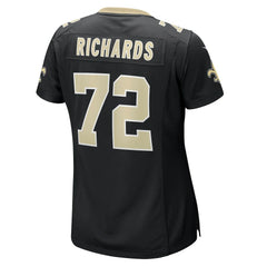 Asim Richards New Orleans Saints Women's Team Game Jersey - Black on sale