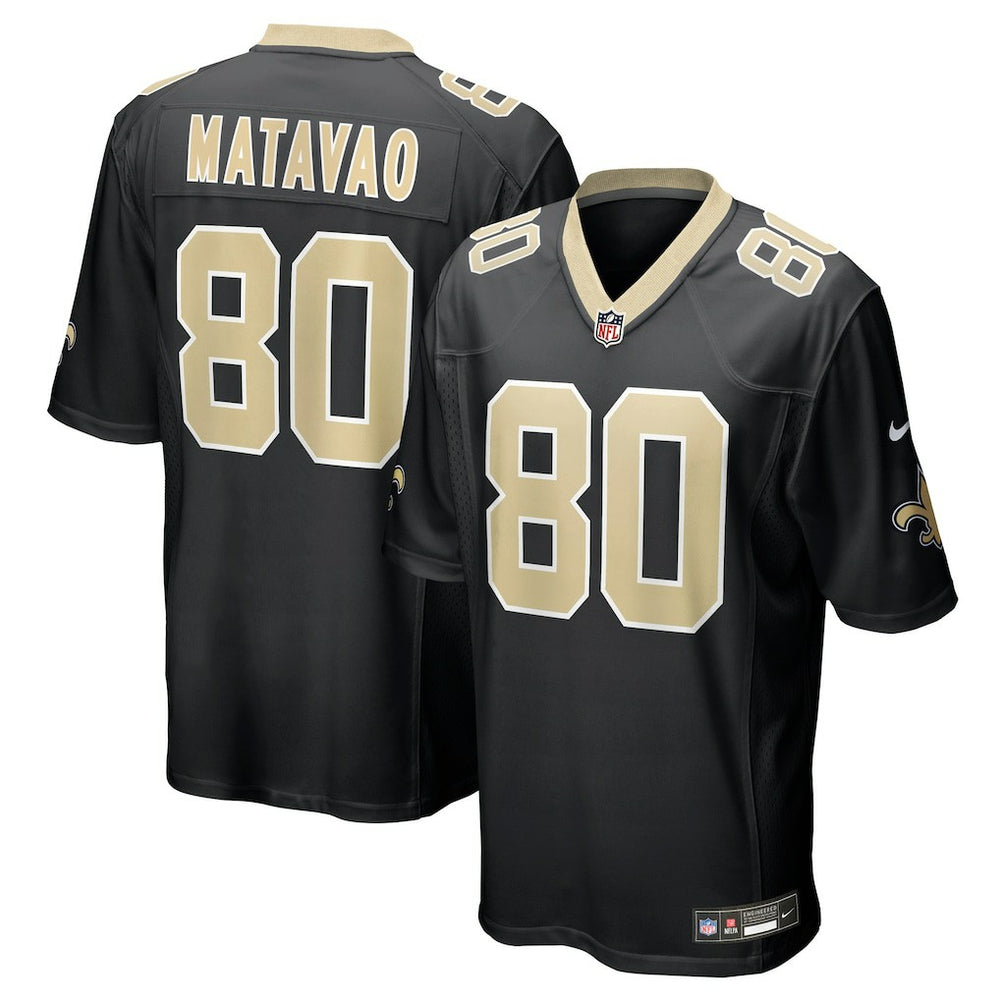 Moliki Matavao New Orleans Saints Team Game Jersey - Black discount