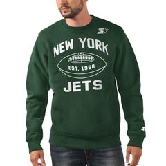 New York Jets Starter Classic Fleece Sweatshirt - Green on sale