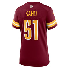 Ale Kaho Washington Commanders Women's Team Game Jersey - Burgundy discount
