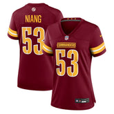 Lucas Niang Washington Commanders Women's Team Game Jersey - Burgundy cheap