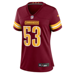 Lucas Niang Washington Commanders Women's Team Game Jersey - Burgundy cheap