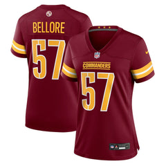 Nick Bellore Washington Commanders Women's Team Game Jersey - Burgundy for sale