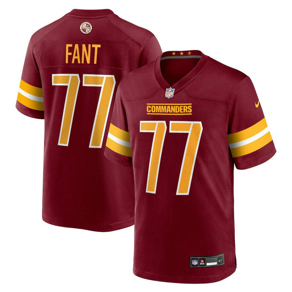 George Fant Washington Commanders Team Game Jersey - Burgundy online