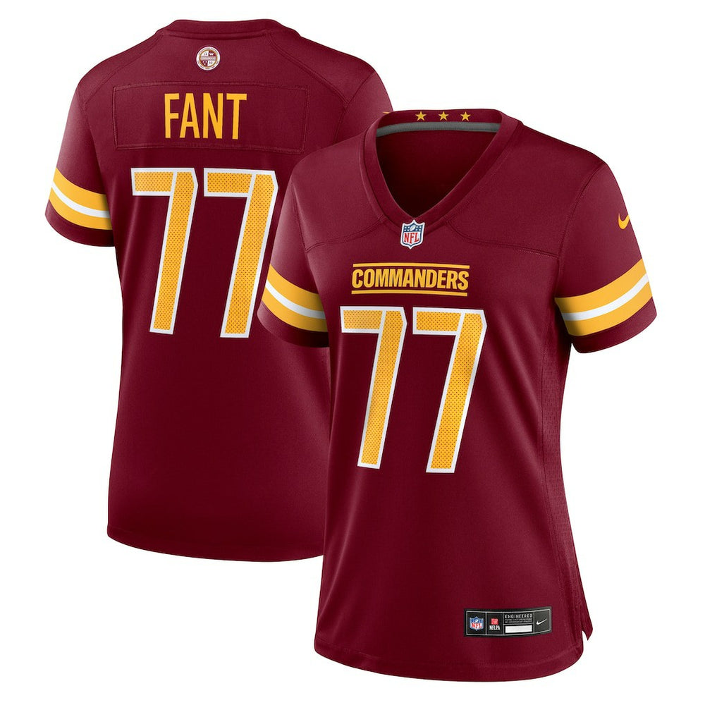 George Fant Washington Commanders Women's Team Game Jersey - Burgundy cheap