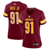 Deatrich Wise Jr. Washington Commanders Women's Team Game Jersey - Burgundy on sale