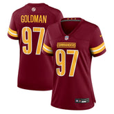 Eddie Goldman Washington Commanders Women's Team Game Jersey - Burgundy sale