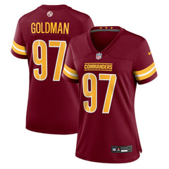 Eddie Goldman Washington Commanders Women's Team Game Jersey - Burgundy sale