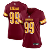 Javon Kinlaw Washington Commanders Women's Team Game Jersey - Burgundy cheap