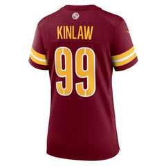 Javon Kinlaw Washington Commanders Women's Team Game Jersey - Burgundy cheap