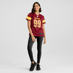 Javon Kinlaw Washington Commanders Women's Team Game Jersey - Burgundy cheap