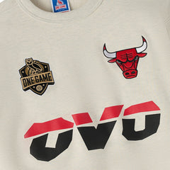 Chicago Bulls OVO x NBA Fleece Sweatshirt - Natural cheap