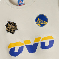 Golden State Warriors OVO x NBA Fleece Sweatshirt sale - Natural on sale