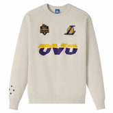 Los Angeles Lakers OVO x NBA Fleece Sweatshirt - Natural shop