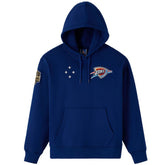 Oklahoma City Thunder OVO x NBA Fleece Hoodie - Blue sale