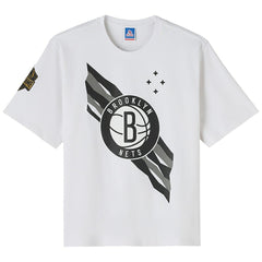 Brooklyn Nets OVO x NBA Heavyweight T-Shirt - White cheap