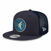 Minnesota Timberwolves Core Logo Meshback 9FIFTY Snapback Hat - Navy outlet