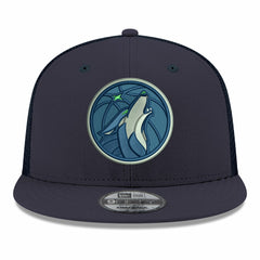 Minnesota Timberwolves Core Logo Meshback 9FIFTY Snapback Hat - Navy outlet