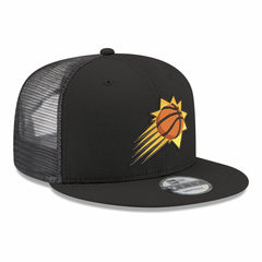 Phoenix Suns Core Logo Meshback 9FIFTY Snapback Hat - Black for sale