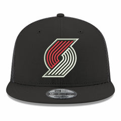 Portland Trail Blazers Core Logo Meshback 9FIFTY Snapback Hat - Black sale