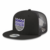 Sacramento Kings Core Logo Meshback 9FIFTY Snapback Hat - Black on sale