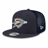 Oklahoma City Thunder Core Logo Meshback 9FIFTY Snapback Hat - Navy cheap