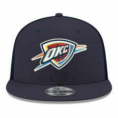 Oklahoma City Thunder Core Logo Meshback 9FIFTY Snapback Hat - Navy cheap
